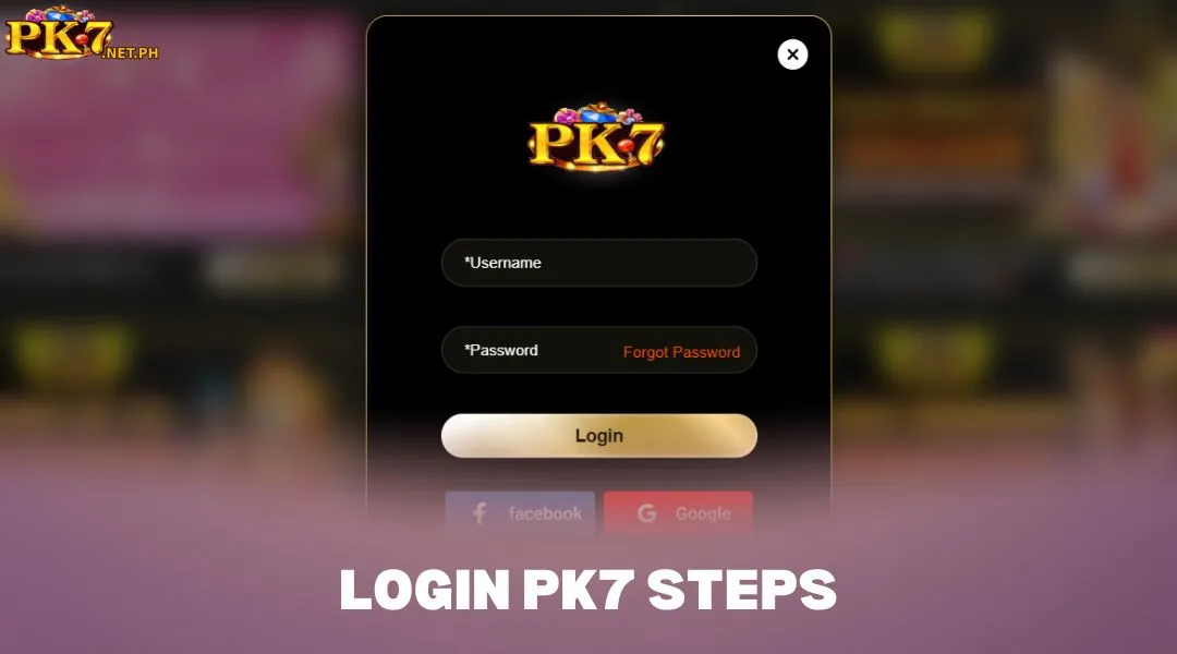 Login PK7 Steps