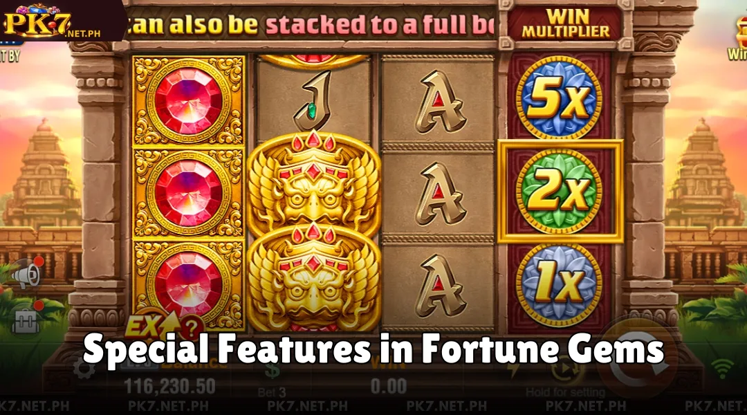 Special Features in Fortune Gems Rewards